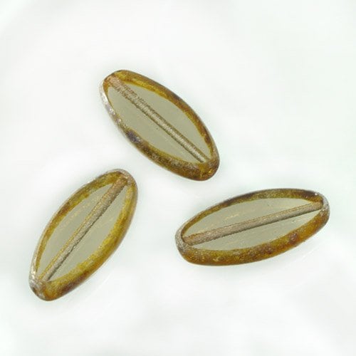 【アウトレット】チェコビーズ FP テーブルカット18/7mm ライトグレートラバティン ファイアポリッシュテーブルカット アクセサリー ハンドメイド パーツ 手芸|テーブルカット|チェコビーズ