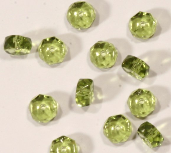 【アウトレット】チェコビーズ FP スペイサー3/ 6mm オリビン ファイアポリッシュ変形 スペイサー アクセサリー ハンドメイド パーツ 手芸|ファイアポリッシュ変形|チェコビーズ