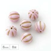 �������ӡ��� �ѥ�ץ��� �����饴����� 8mm 8�� �ץ쥹�ȥӡ��� �ϥ�ɥᥤ�� ��� ���� �ԥ��� �ͥå��쥹 ������ ���饹 �ӡ��� �ѡ��� ���饹�ӡ��� ���������꡼