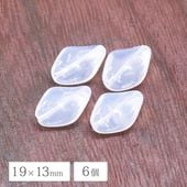�������ӡ��� �ĥ����� �ۥ磻�ȥ��ѡ��� 19��13mm 6�� �ץ쥹�ȥӡ��� �ϥ�ɥᥤ�� ��� ���� �ԥ��� �ͥå��쥹 ������ ���饹 �ӡ��� �ѡ��� ���饹�ӡ��� ���������꡼