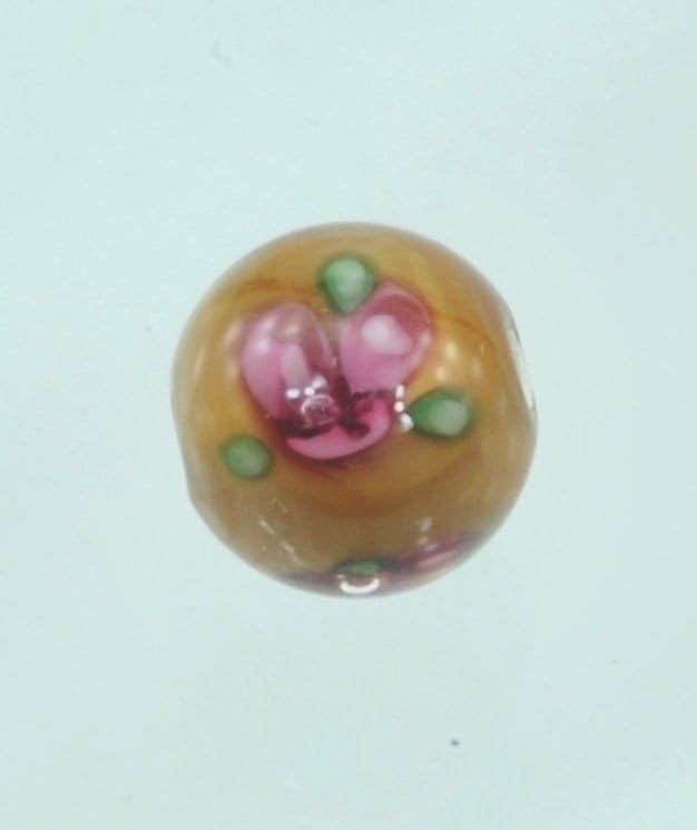 チェコビーズ チェコローズラウンド 8mm ブラウン【ハンドメイドビーズ/チェコローズラウンド/ 8mm/アクセサリーパーツ/ハンドメイドパーツ】|ハンドメイドビーズ|チェコビーズ