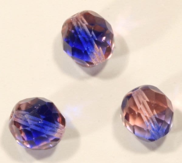 【アウトレット】チェコビーズ FP ラウンド12mm サファイアピンク ファイアポリッシュ アクセサリー ハンドメイド パーツ 手芸|ファイアポリッシュラウンド|チェコビーズ