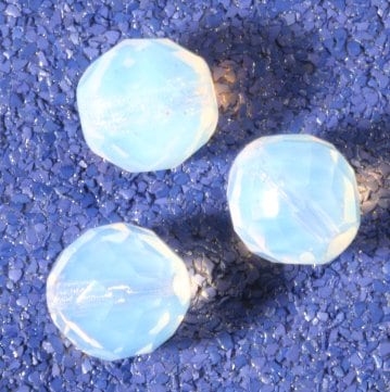 大人気 【アウトレット】チェコビーズ FP ラウンド 14mm 2個 ファイア