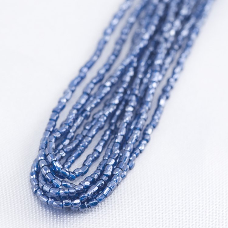 大人気 チェコビーズ スリーカットビーズ12/0糸通し カプリブルー