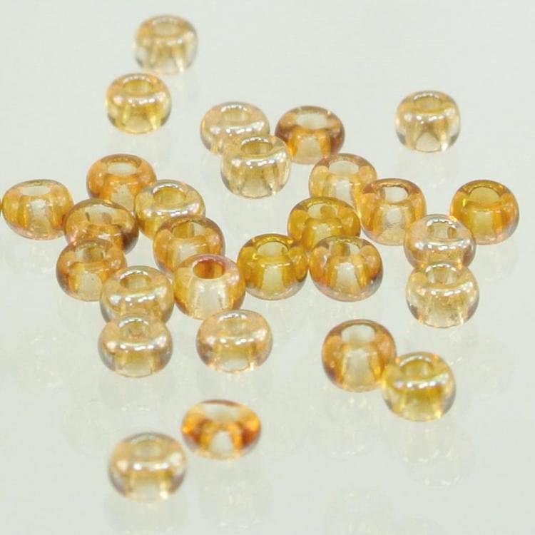 チェコビーズ ロカイル11/0 クリスタルセルシアン【シードビーズ/ロカイル/11/0（約2.1mm）】|シードビーズ|チェコビーズ