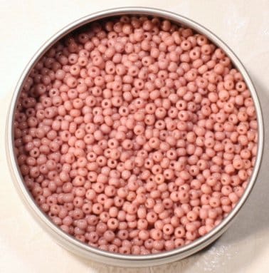 大人気 チェコビーズ ロカイル 8/0 約3mm 5g/40g/500g オパックピンク