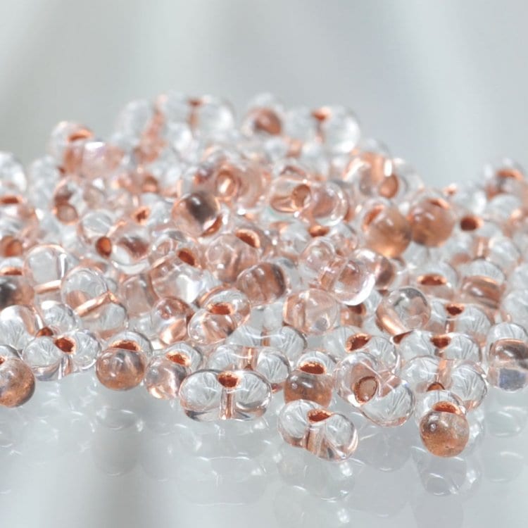 大人気 チェコビーズ ファルファーレ大 コパーライン【シードビーズ