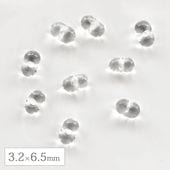 �������ӡ��� �ե���ե������� ���ꥹ���� 3.2��6.5mm �ӡ��� �ѡ��� �ե���ե����� ���饹�ӡ��� �����ɥӡ��� ���������꡼ �ϥ�ɥᥤ�� ��� ���� ���� �Ǻ� �ԥ���