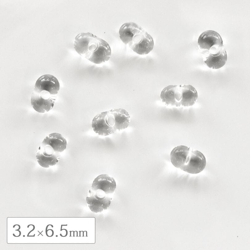 �������ӡ��� �ե���ե������� ���ꥹ���� 3.2��6.5mm �ӡ��� �ѡ��� �ե���ե����� ���饹�ӡ��� �����ɥӡ��� ���������꡼ �ϥ�ɥᥤ�� ��� ���� ���� �Ǻ� �ԥ���