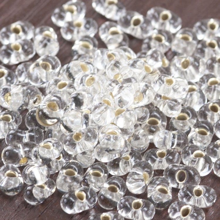 大人気 チェコビーズ ファルファーレ大 シルバーライン【シードビーズ