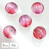 �������ӡ��� �ѥ�ץ��� �ޥ�ϥå�������� 8mm 8�� �ץ쥹�ȥӡ��� �ϥ�ɥᥤ�� ��� ���� �ԥ��� �ͥå��쥹 ������ ���饹 �ӡ��� �ѡ��� ���饹�ӡ��� ���������꡼