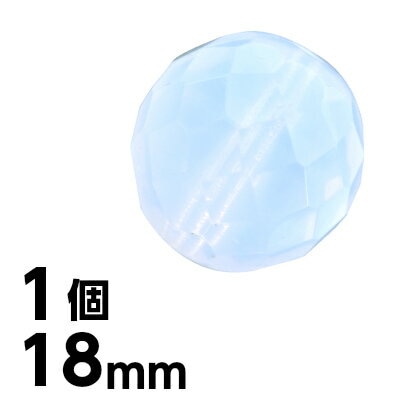 チェコビーズ 1個 カットガラス 1 8mm 青 ブルー 白 ホワイト ドロップ しずく ファイアポリッシュ ネックレス ピアス イヤリング ハンドメイド 乳白ホワイト 素材 チェコガラス|チェコビー