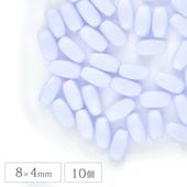 �������ӡ��� �ʥĥ� �����Х� ���ѥå��饤�ȥ֥롼 10�� 8��4mm ��� �ϥ�ɥᥤ�� ���饹 �ӡ��� �ԥ��� ������ �ͥå��쥹 ���������꡼