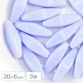 �������ӡ��� ���󥰥Х������� ��20��6mm 3�� ���ڡ����饤�ȥ֥롼 �������� �����Х�  ��� �ϥ�ɥᥤ�� ���饹 �ӡ��� �ԥ��� ������ �ͥå��쥹 ���������꡼