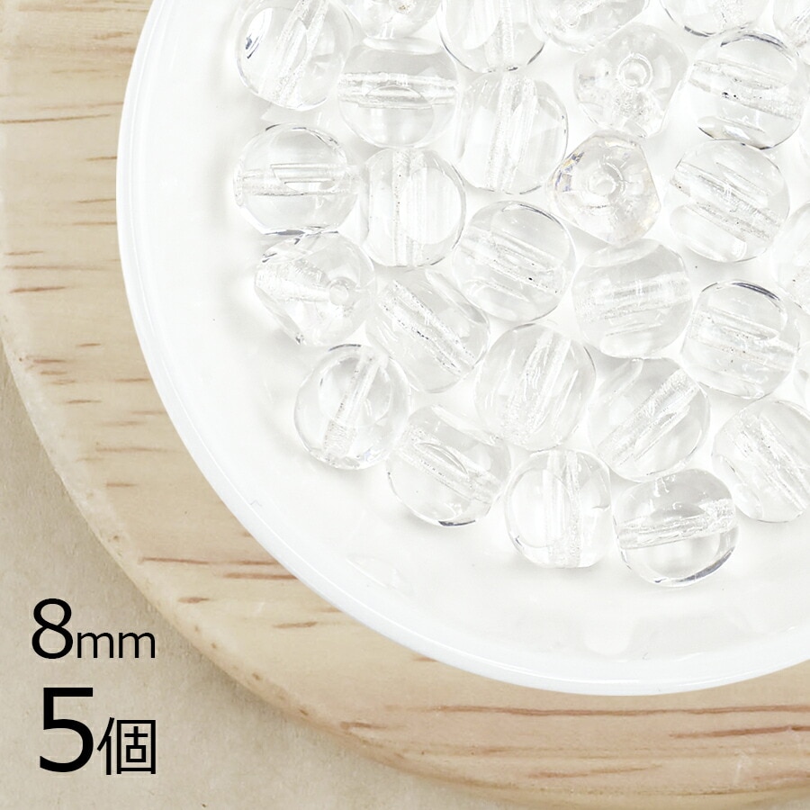 ��5�ġۥ������ӡ��� 3�̥ơ��֥륫�å� ���ꥹ���� Ʃ���� ���ꥢ ��8mm �ϥ�ɥᥤ�� ��� ���� �ԥ��� �ͥå��쥹 ���������饹