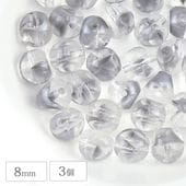�������ӡ��� 3�̥ơ��֥륫�å� ��8mm 3�� ���ꥹ����ߥ��졼 ��� �ϥ�ɥᥤ�� ���饹 �ӡ��� �ԥ��� ������ �ͥå��쥹 ���������꡼