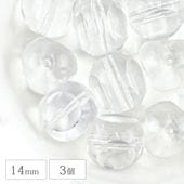 �������ӡ��� 3�̥ơ��֥륫�å� ��14mm 3�� ���ꥹ���� Ʃ�� ��� �ϥ�ɥᥤ�� ���饹 �ӡ��� �ԥ��� ������ �ͥå��쥹 ���������꡼