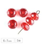 �������ӡ��� �ܥ��󥫥å� ��6��7mm 5�� ���� ����� ��å� �ϥ�ɥᥤ�� ��� ���� �ԥ��� �ͥå��쥹 ���������饹 �ӡ��� �ѡ��� ���饹�ӡ��� ���������꡼