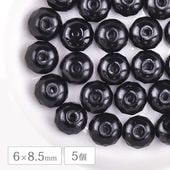�������ӡ��� �ܥ��󥫥å� ��6��8.5mm 5�� ���� �����å� �֥�å� �ϥ�ɥᥤ�� ��� ���� �ԥ��� �ͥå��쥹 ���������饹 �ӡ��� �ѡ��� ���饹�ӡ��� ���������꡼