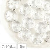 �������ӡ��� �ܥ��󥫥å� ��7��10.5mm 5�� ���� ���ꥹ���� Ʃ�� ���ꥢ �ϥ�ɥᥤ�� ��� ���� �ԥ��� �ͥå��쥹 ���������饹 �ӡ��� �ѡ��� �������ӡ��� ���饹�ӡ��� ���������꡼