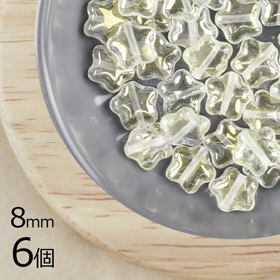 �ڴ��ָ��ꥻ����ۡڥ����ȥ�åȡۡ�6�ġۥ������ӡ��� ������ �� 5�� ���ꥹ����AB Ʃ���� ���ꥢ ��8mm �ϥ�ɥᥤ�� ��� ���� �ԥ��� �ͥå��쥹 ���������饹