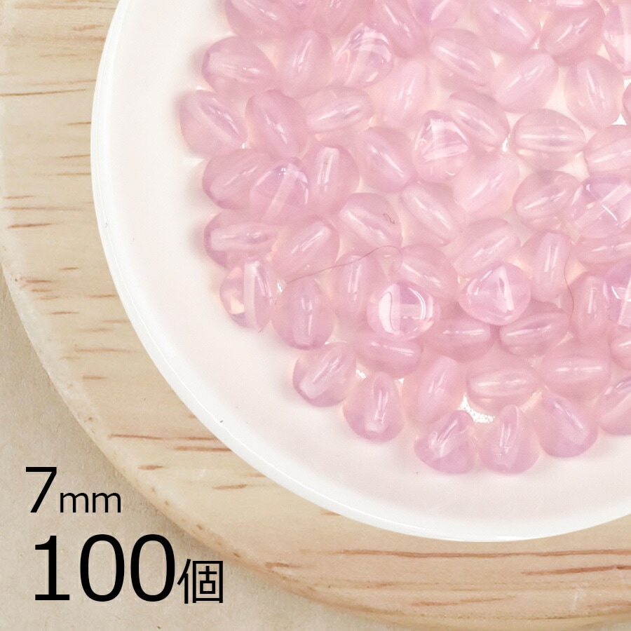 【まとめ買い割引】【100個】 チェコビーズ ピンチ 約7mm ハンドメイド 手芸 材料 素材 手作り チェコガラス|プレストビーズ変形|チェコビーズ