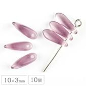 �������ӡ��� ������ ���᥸���� ��10��3mm 10�� �ϥ�ɥᥤ�� ��� ���� �ԥ��� �ͥå��쥹 ���������饹 �ӡ��� �ѡ��� ���饹�ӡ��� ���������꡼