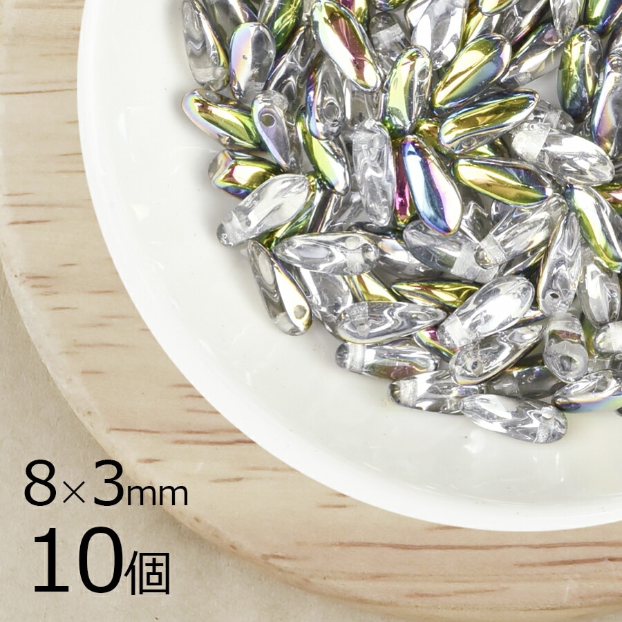 10ġۥӡ  ꥹߥСAB Ʃ ꥢ 8mm3mm ϥɥᥤ   ԥ ͥå쥹 饹