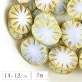 �������ӡ��� �ơ��֥륫�åȥ����Х� 14��12mm 2�� �ۥ磻�� ��� �ϥ�ɥᥤ�� ���饹 �ӡ��� �ԥ��� ������ �ͥå��쥹 ���������꡼