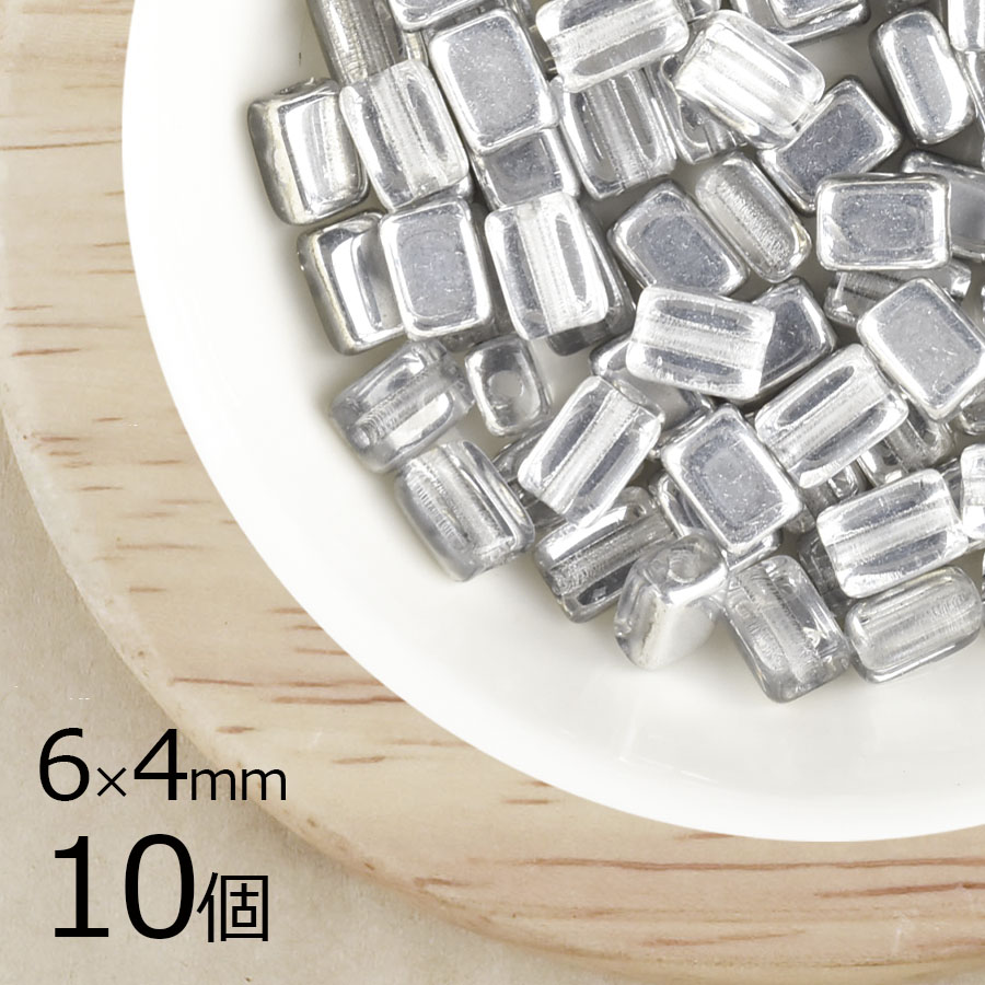 �ڥ����ȥ�åȡۡ�10�ġ� �������ӡ��� �쥯���󥰥� �ץ쥹�� ���ꥹ����ߥ���С� Ʃ���� ���ꥢ 6mm��4mm �ϥ�ɥᥤ�� ��� ���� �ԥ��� �ͥå��쥹 ���������饹