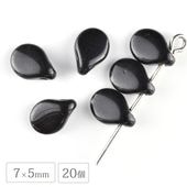 �������ӡ��� �ԥå� �ץ쥹�� �֥�å� 20�� 7��5mm �ϥ�ɥᥤ�� ��� ���� �ԥ��� �ͥå��쥹 ���������饹 �ӡ��� �ѡ��� ���饹�ӡ��� ���������꡼