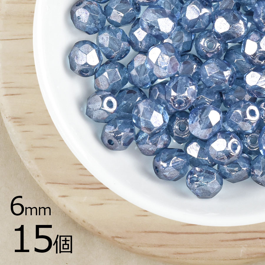 15ġۥեݥå ꥹ֥롼饹 Ʃ ꥢ 6mm ϥɥᥤ   ԥ ͥå쥹