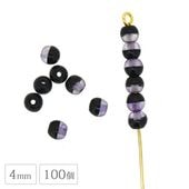 �ڥ����ȥ�åȡۥ������ӡ��� �饦��ɷ� ������ 4mm 100�� �� �֥�å� �饦��� �� �ͥå��쥹 �ԥ��� ������ �ϥ�ɥᥤ�� �ѡ��ץ��BK�ϡ��ե����ȣ� �Ǻ� ���� �ӡ��� �ѡ��� ���饹�ӡ��� ���������꡼