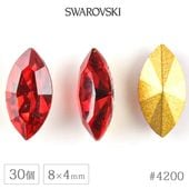 �ڤޤȤ��㤤����ۥ�����ե����� ���ꥹ���� #4200 �ޡ����� ������ɥե����� �饤�ȥ���� ��8��4mm 30�� ������ơ��� SWAROVSKI �ϥ�ɥᥤ�� ��� ���� �ӡ��� �ѡ��� ���饹�ӡ��� ���������꡼