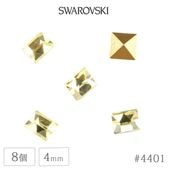 �ڥ����ȥ�åȡۥ�����ե����� ���ꥹ���� #4401 ������ɥե����� ����󥭥� ��4mm 8�� ������ơ��� SWAROVSKI �ϥ�ɥᥤ�� ��� ���� �ӡ��� �ѡ��� ���饹 ���������꡼