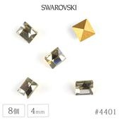 ������ե����� ���ꥹ���� #4401 ������ɥե����� �֥�å������� ��4mm 8�� ������ơ��� SWAROVSKI �ϥ�ɥᥤ�� ��� ���� �ӡ��� �ѡ��� ���饹 ���������꡼