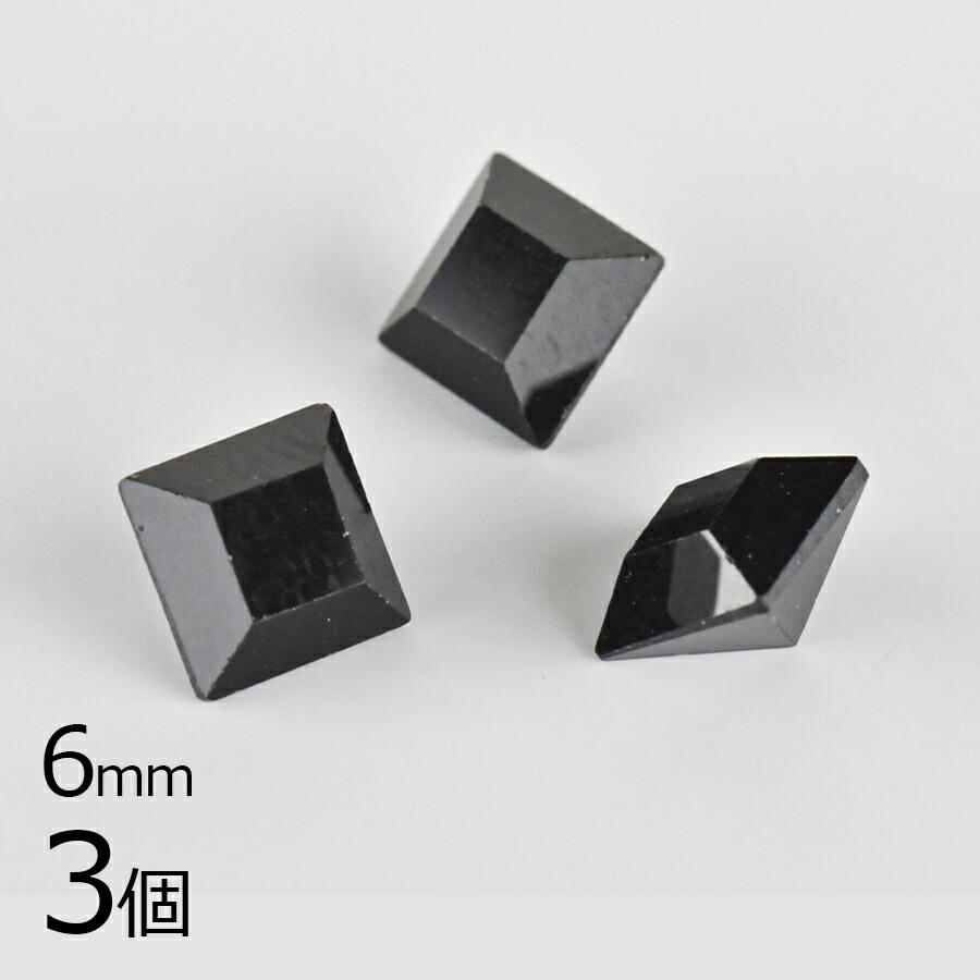 【スワロフスキー】【3個】【#4401】【アンフォイル】【ヴィンテージ】ジェット アンフォイル 黒系 ブラック 約6mm ハンドメイド 手芸 手作り|その他