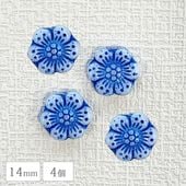 �������ӡ��� �ץ�� 14mm 4�� �ۥ磻��&�֥롼 �� �ե� �� �ϥ�ɥᥤ�� ��� ���� �ԥ��� �ͥå��쥹 ������ ���饹 �ӡ��� �ѡ��� ���饹�ӡ��� ���������꡼