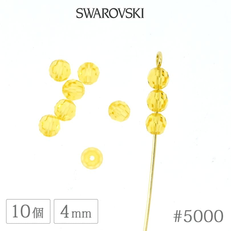 ������ե����� ���ꥹ���� #5000 �饤�ȥȥѡ��� 4mm 10�� SWAROVSKI �饦��� �����䥫�å� ���饹 �ӡ��� �ǥ� �ͥ��� ��� �ϥ�ɥᥤ�� �ѡ��� �ӥ��塼