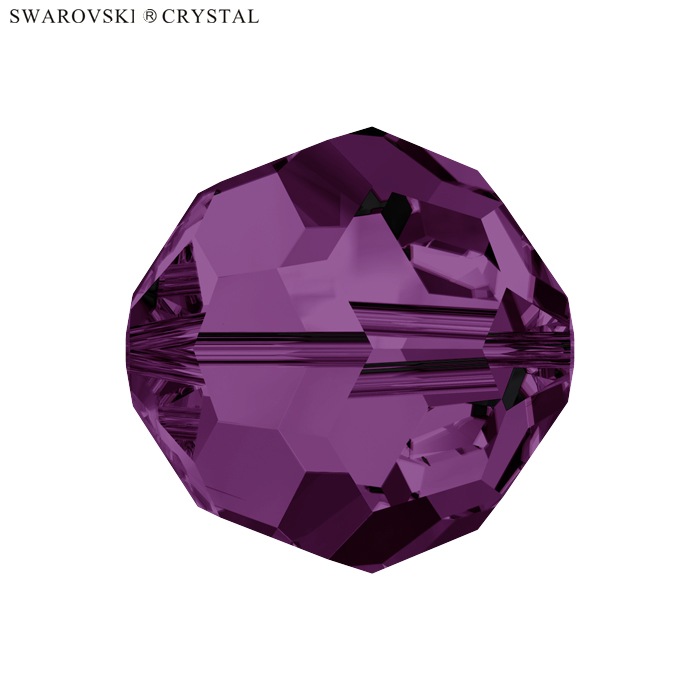 SWAROVSKI #5000 スワロフスキー ラウンド 4mm アメジスト|新商品|アクセサリー