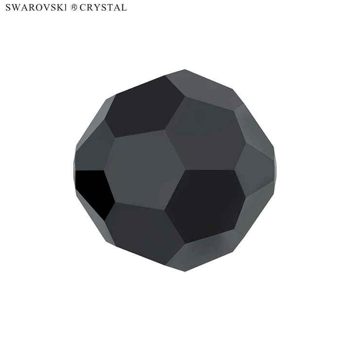 SWAROVSKI #5000 スワロフスキー ラウンド 4mm ジェットヘマタイト2X|新商品|アクセサリー