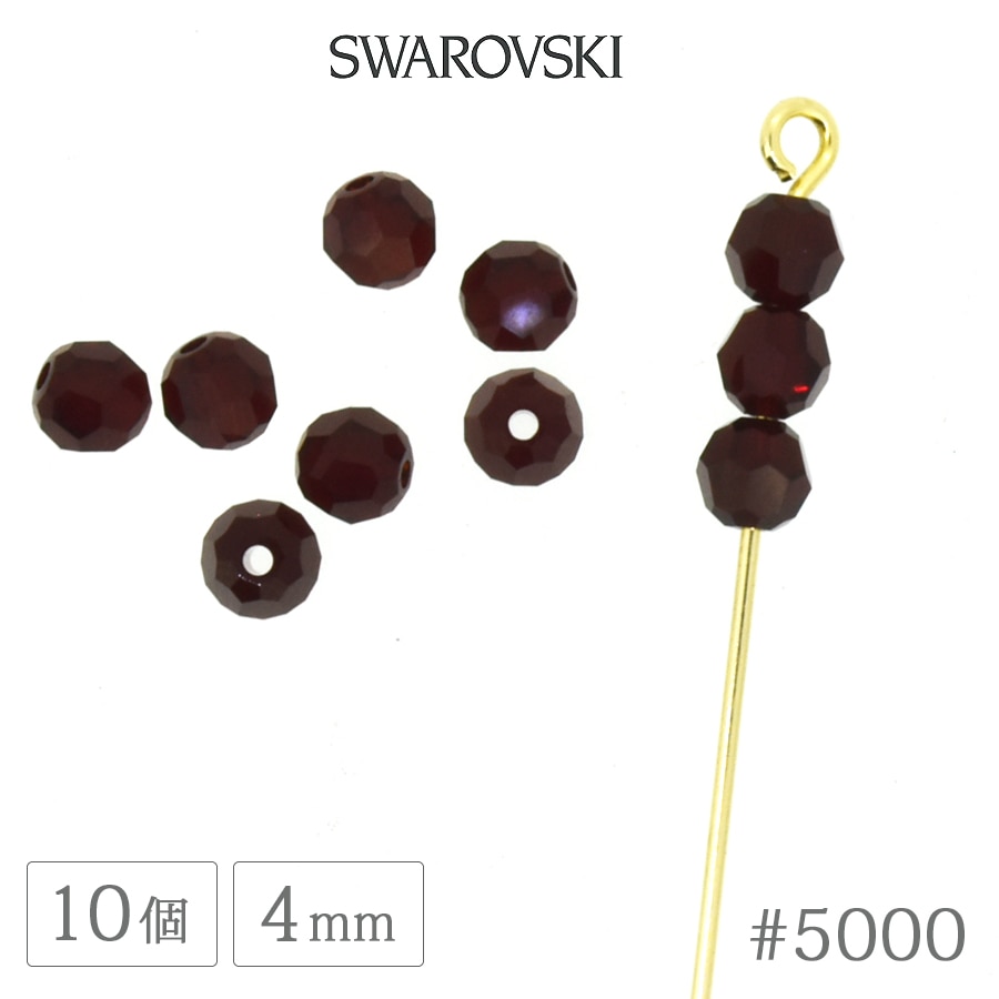 ������ե����� ���ꥹ���� #5000 ����� 4mm 10�� SWAROVSKI �饦��� �����䥫�å� ���饹 �ӡ��� �ǥ� �ͥ��� ��� �ϥ�ɥᥤ�� �ѡ��� �ӥ��塼