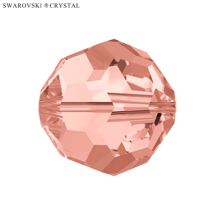 SWAROVSKI #5000 スワロフスキー ラウンド 4mm ローズピーチ|新商品|アクセサリー