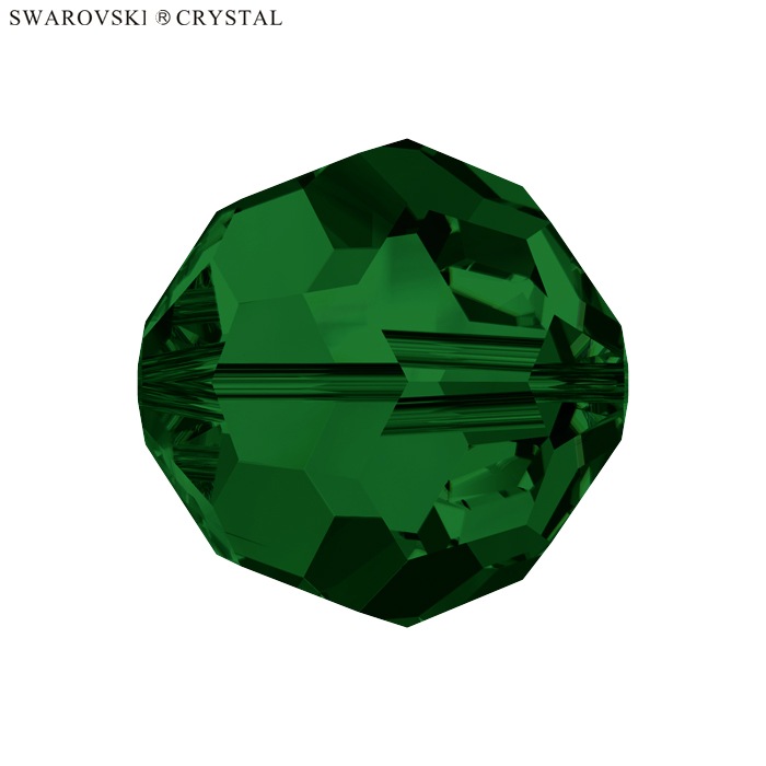 SWAROVSKI #5000 スワロフスキー ラウンド 5mm エメラルド|新商品|アクセサリー