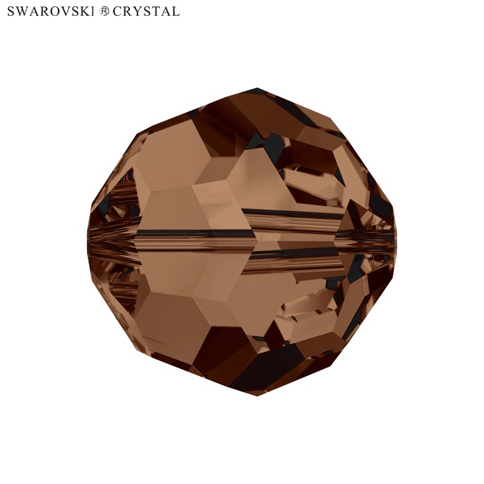 SWAROVSKI #5000 スワロフスキー ラウンド 5mm スモークトパーズ|新商品|アクセサリー