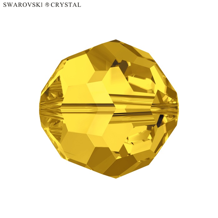 SWAROVSKI #5000 スワロフスキー ラウンド 6mm ライトトパーズ|新商品|アクセサリー
