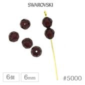 ������ե����� ���ꥹ���� #5000 �С�����ǥ��� 6mm 6�� SWAROVSKI �饦��� �����䥫�å� ���饹 �ӡ��� �ǥ� �ͥ��� ��� �ϥ�ɥᥤ�� �ѡ��� �ӥ��塼