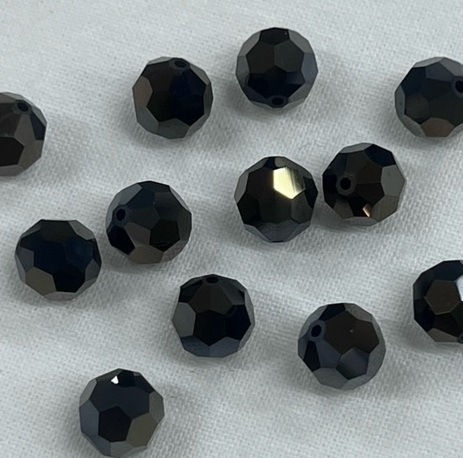 SWAROVSKI #5000 スワロフスキー ラウンド 6mm ジェットナッツ2Ｘ|新商品|アクセサリー