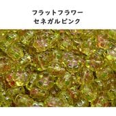 チェコビーズ フラットフラワー セネガルピンク 1袋5個入り  8mm ガラス ビーズ アクセサリー ハンドメイド パーツ 手芸|フラワー&リーフ|チェコビーズ