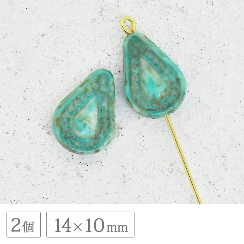 �������ӡ��� �饹�ƥ��å��ɥ��å� ���꡼�󥿡������� 14x10mm 2�� �ɥ��å� ������ ���饹 �ӡ��� ��� �ϥ�ɥᥤ�� ���� �ѡ��� ���������꡼ �֥쥹��å� ������ �ԥ���